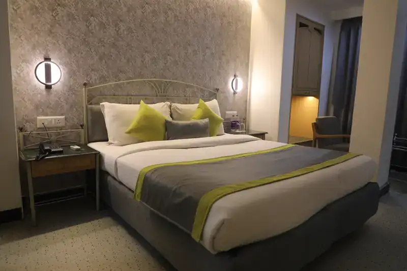 An air-conditioned room at Hotel Sovereign